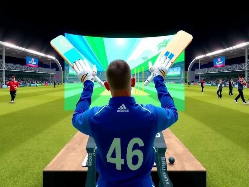VR Cricket Ultra Gameplay Screen